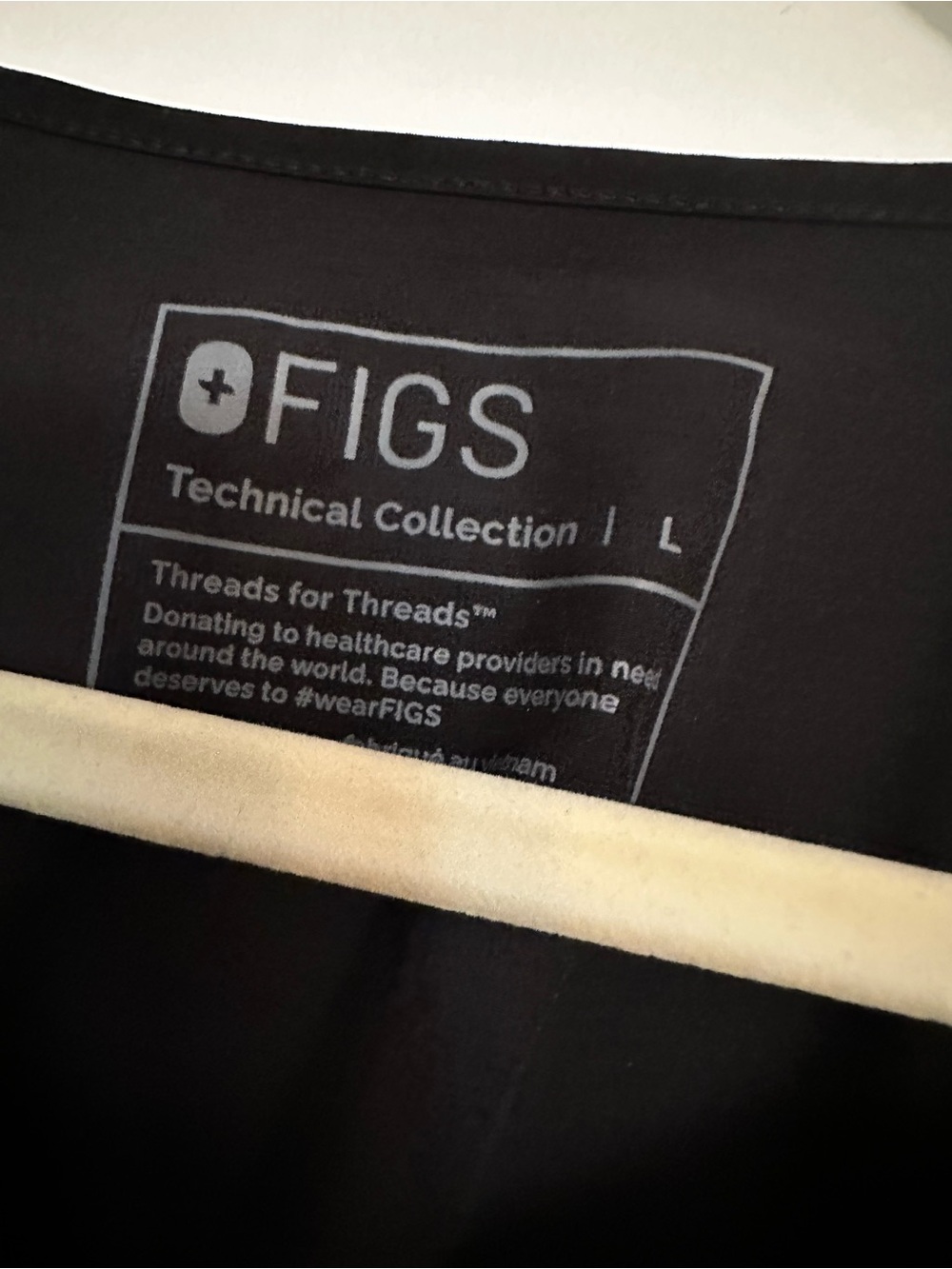 FIGS Men's Technical Collection Undershirt - Black